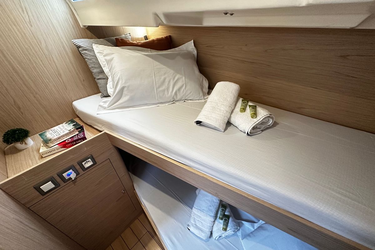 Amelia, a Beneteau Oceanis 51.1 sailboat at Athens, Greece