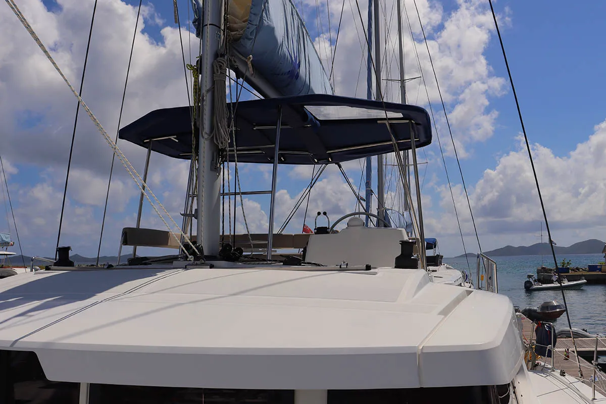 Fortunate Sun, a Bali 4.6 catamaran at Road Town, British Virgin Islands