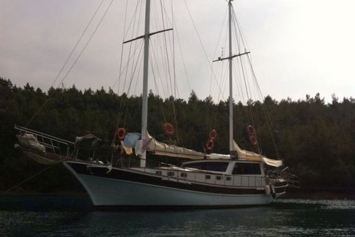 Exterior view of Remo, a Custom Made Remo yacht at Bodrum, Turkey
