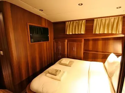Cabin on Remo, a Custom Made Remo yacht at Bodrum, Turkey