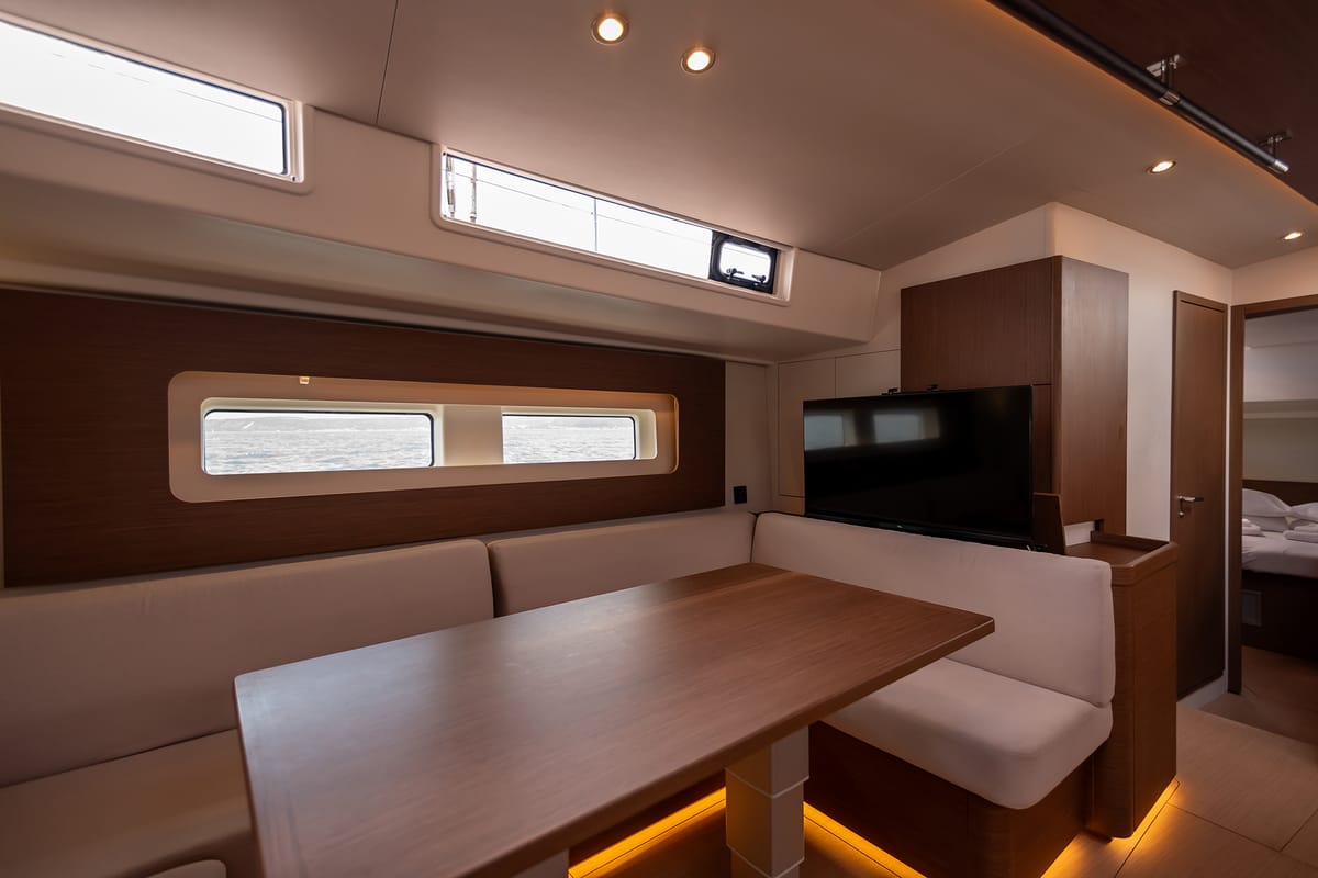 Spring Song, a Beneteau Oceanis 54 sailboat at Grad Kaštela, Croatia