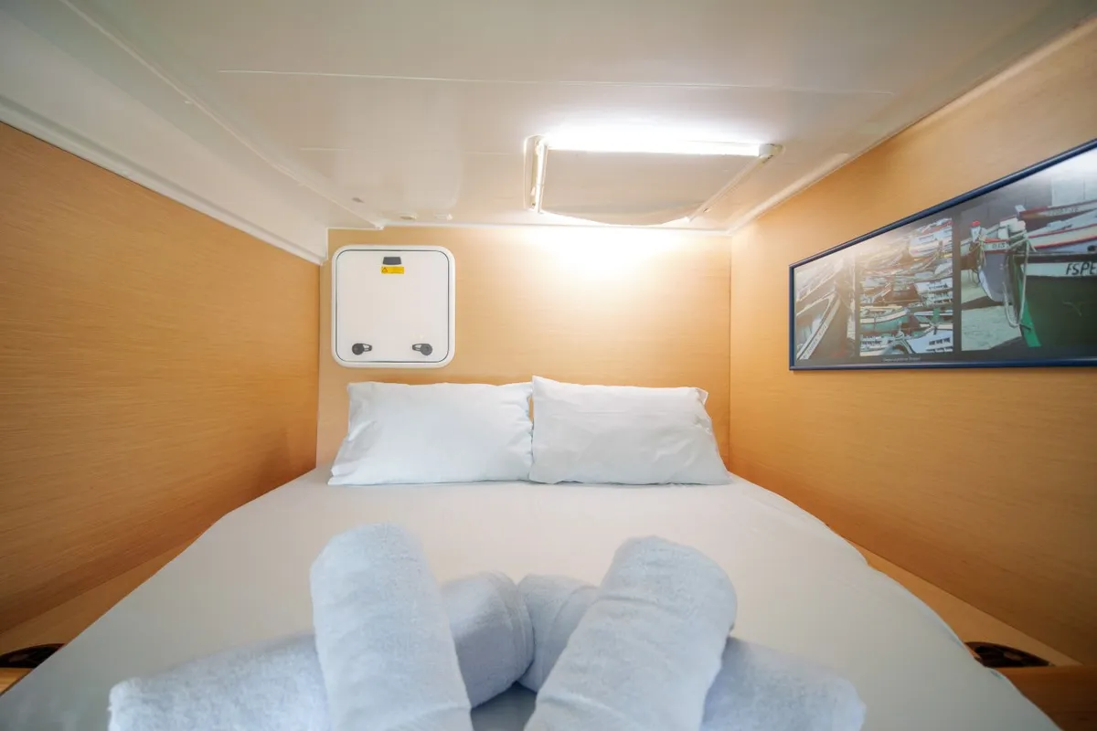 Amelia, a Lagoon 420 catamaran at Volos Municipality, Greece