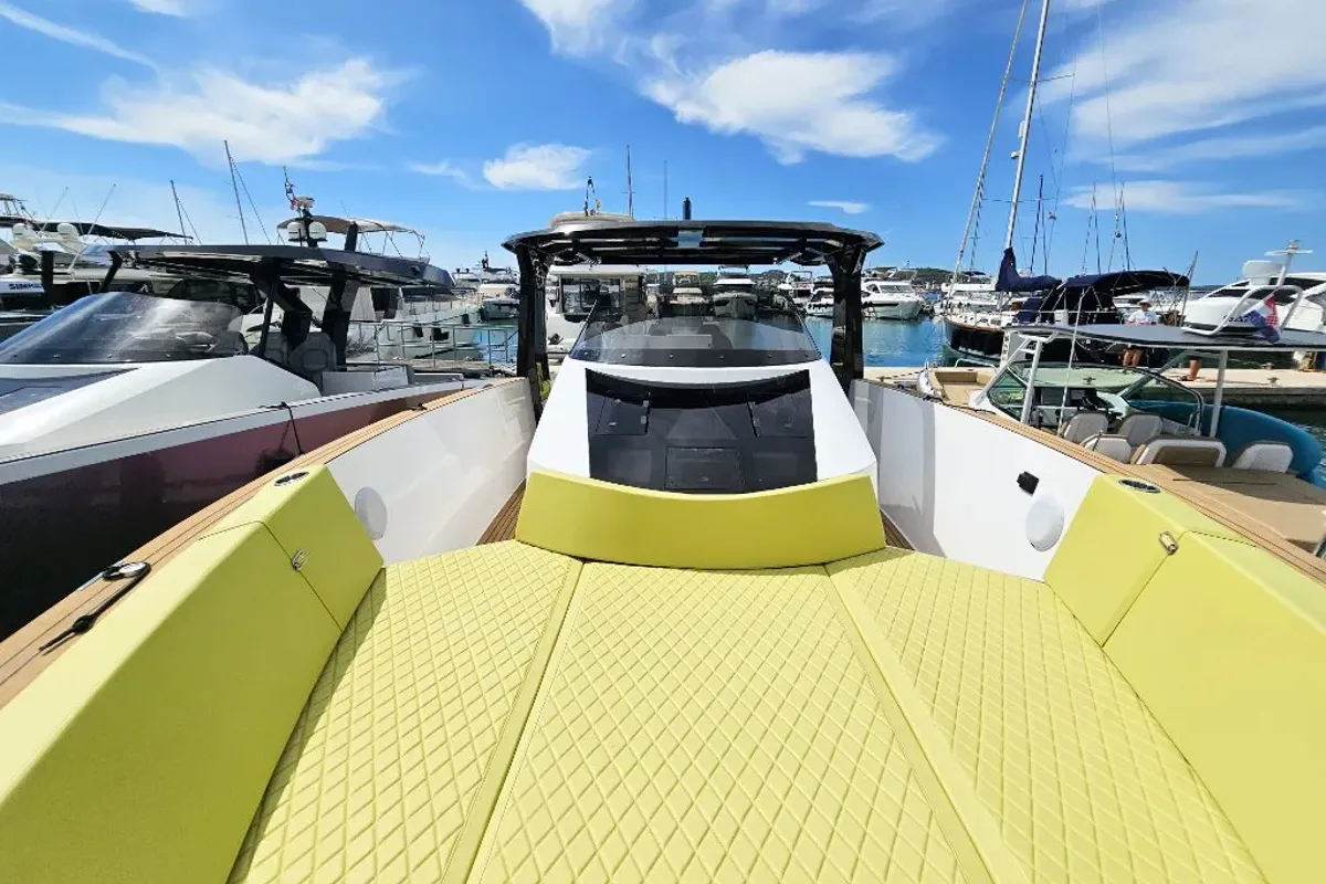 Galley of Leo, a Tesoro Yachts Tesoro T40 motorboat at Seget Donji, Croatia
