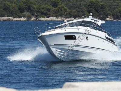 Galley of Ohana, a Grandezza 34 OC motorboat at Grad Trogir, Croatia