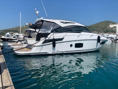 Head on Ohana, a Grandezza 34 OC motorboat at Grad Trogir, Croatia