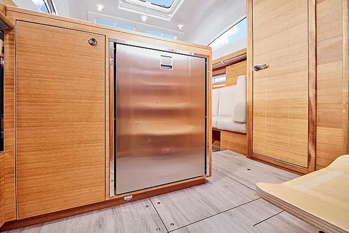 Galley of Pixi, a Elan Impression 40.1 sailboat at Grad Trogir, Croatia