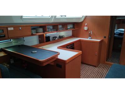 Galley of Ramnous, a Bavaria Cruiser 51 sailboat at Gouvia, Greece