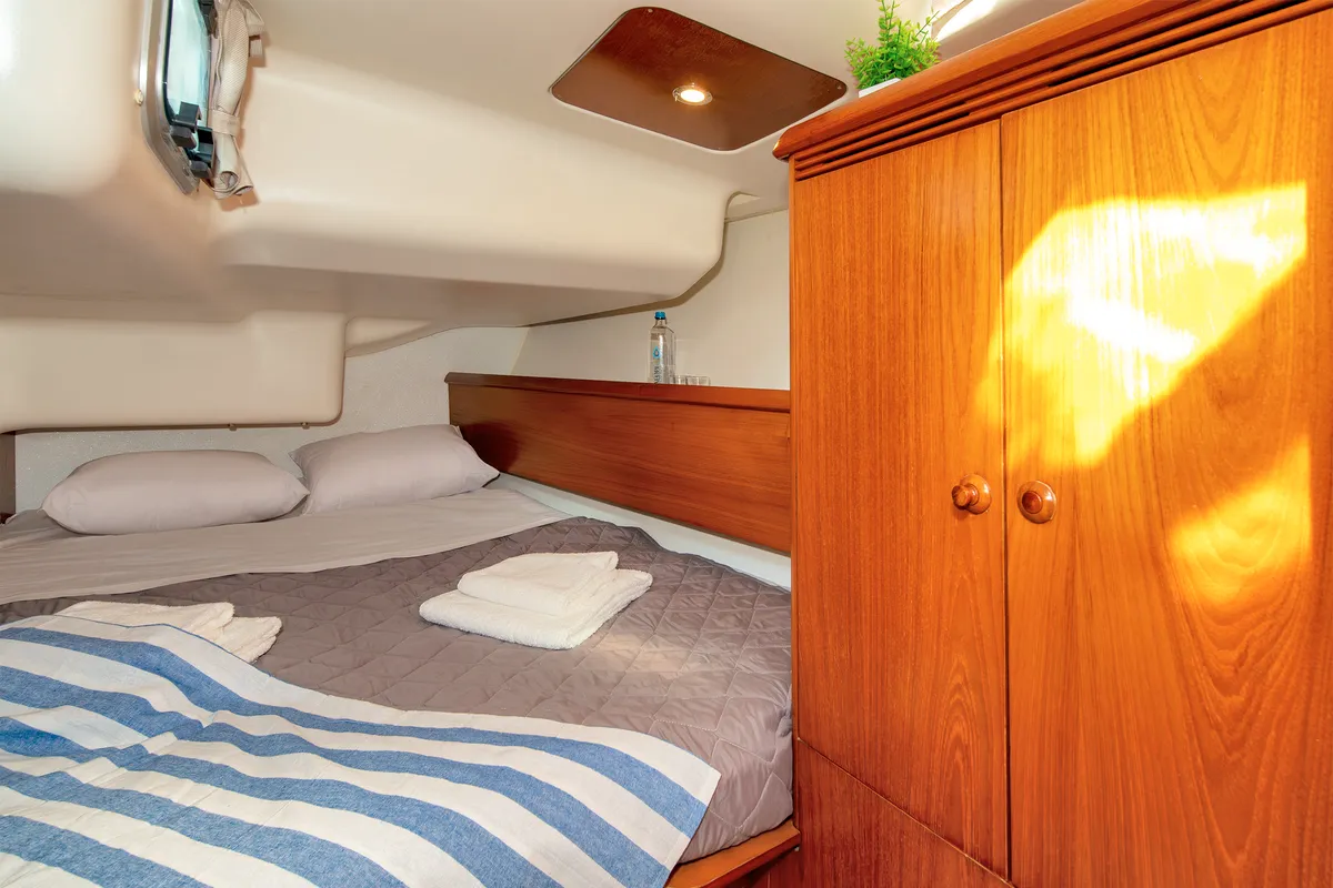 Evangelos, a Jeanneau Sun Odyssey 43  sailboat at Volos Municipality, Greece