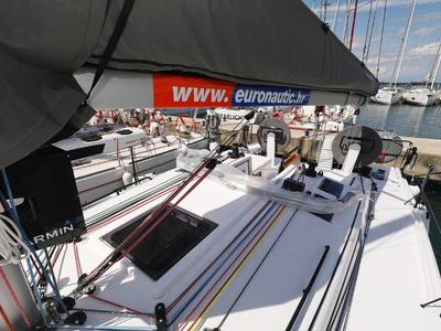 Katina, a Beneteau First 36 sailboat at Grad Biograd na Moru, Croatia