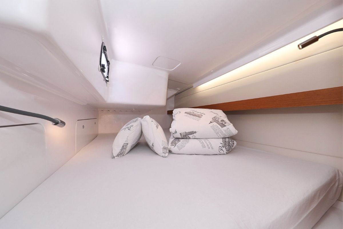 Katina, a Beneteau First 36 sailboat at Grad Biograd na Moru, Croatia
