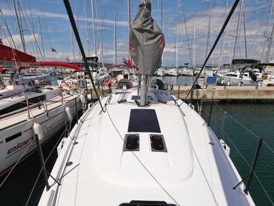 Katina, a Beneteau First 36 sailboat at Grad Biograd na Moru, Croatia