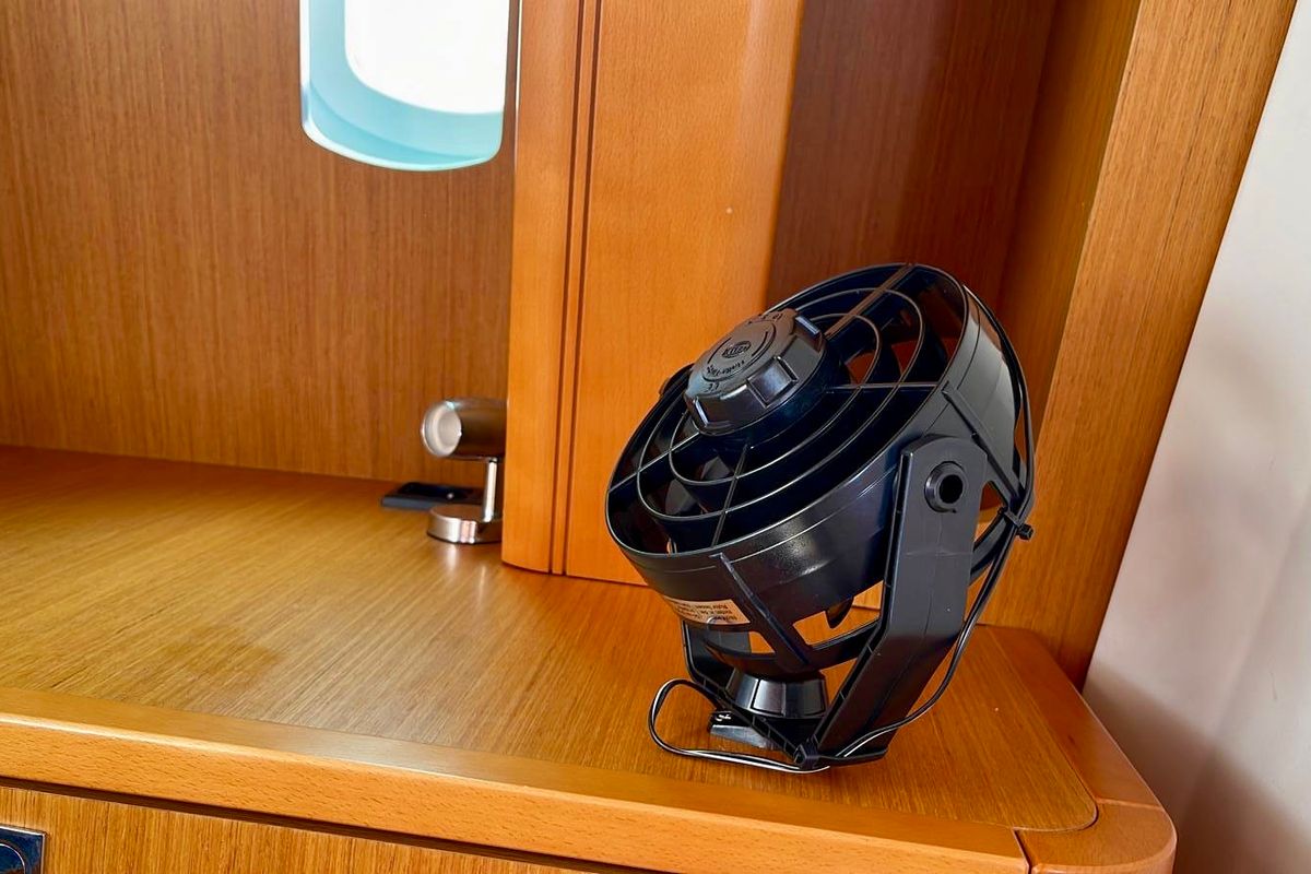 Tanqueray, a Jeanneau Sun Odyssey 479 sailboat at Capo d'Orlando, Italy