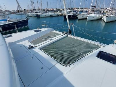 Deck of Dalmatia Sunrise, a Lagoon 42 catamaran at Općina Sukošan, Croatia