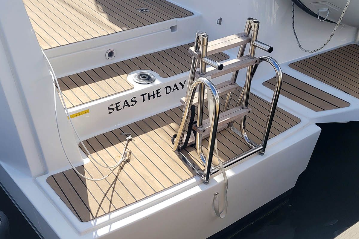 Seas the Day BVI, a Bali 4.2 catamaran at Road Town, British Virgin Islands