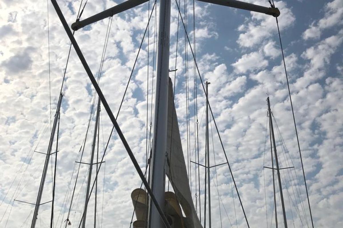Alboran XXIV Cocomaluco, a Elan Impression 434 sailboat at es Jonquet, Spain
