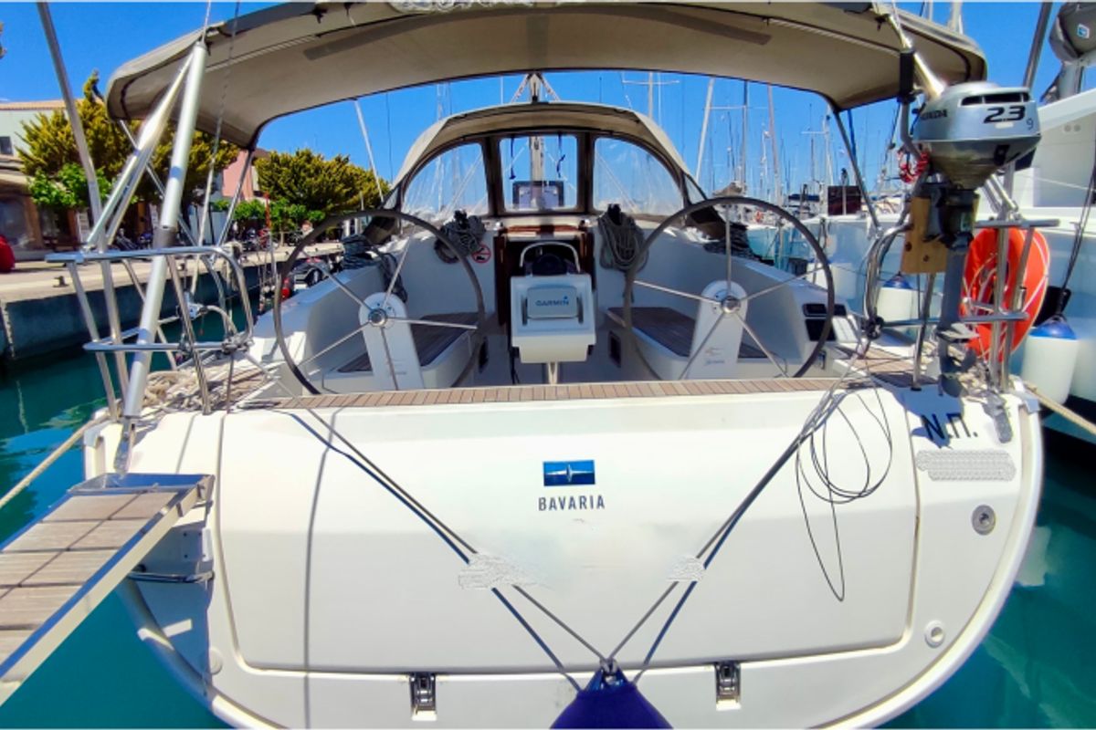 Sake, a Bavaria Cruiser 41 sailboat at Volos Municipality, Greece