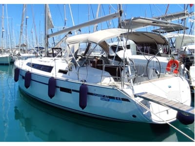 Sake, a Bavaria Cruiser 41 sailboat at Volos Municipality, Greece