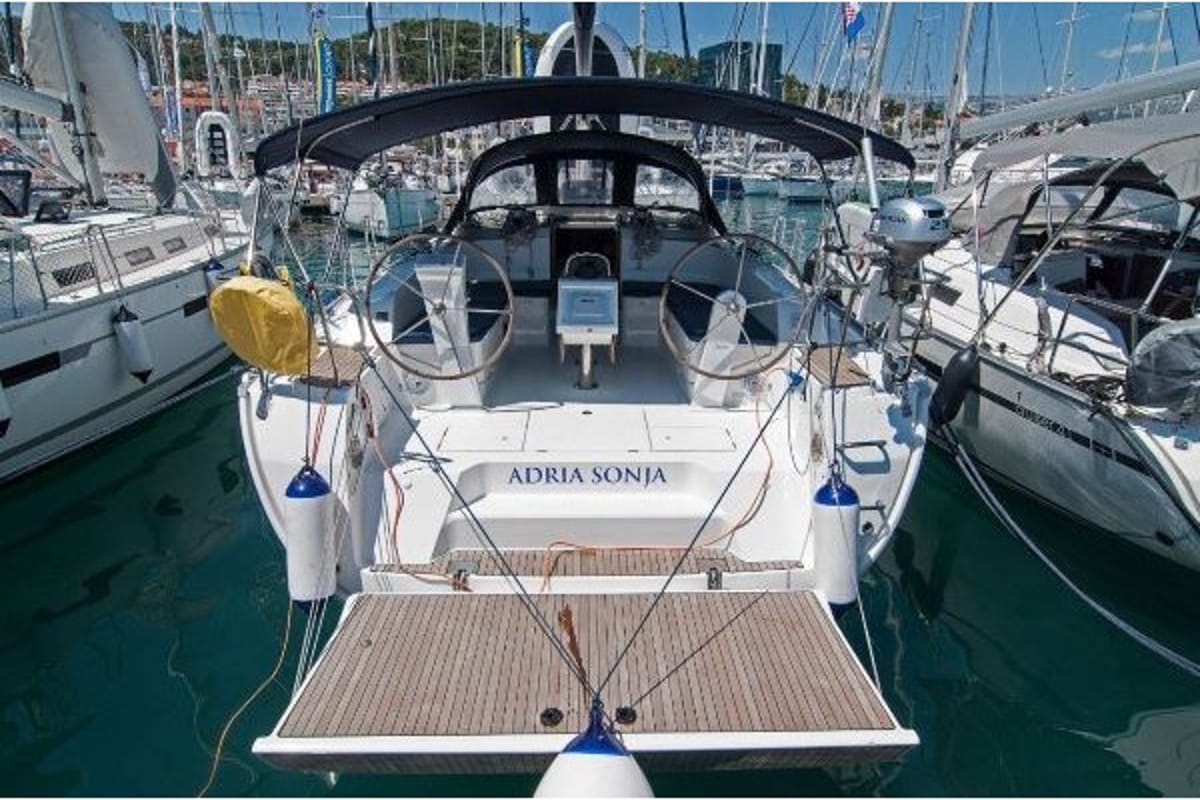 Adria Sonja, a Bavaria Cruiser 46 sailboat at Split, Croatia