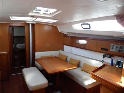 Salon of Konstantinos, a Beneteau Oceanis 43 sailboat at Volos Municipality, Greece