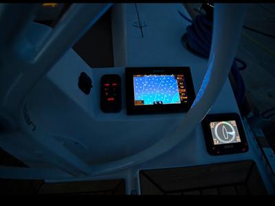 Cockpit of Aurora, a Elan Impression 35 sailboat at Grad Pula, Croatia