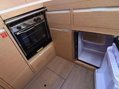 Galley of Aurora, a Elan Impression 35 sailboat at Grad Pula, Croatia