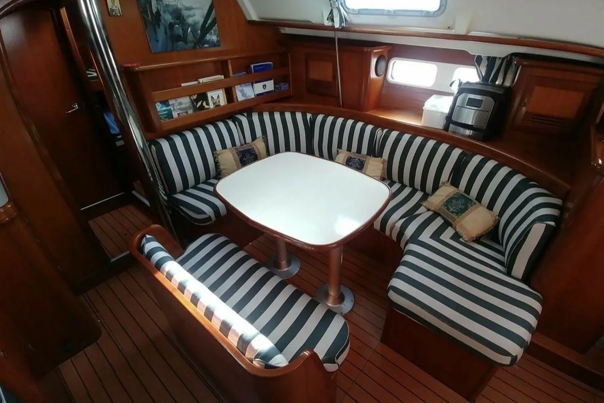 Cabin on Rota, a Beneteau Oceanis 411 sailboat at Sami Municipal Unit, Greece