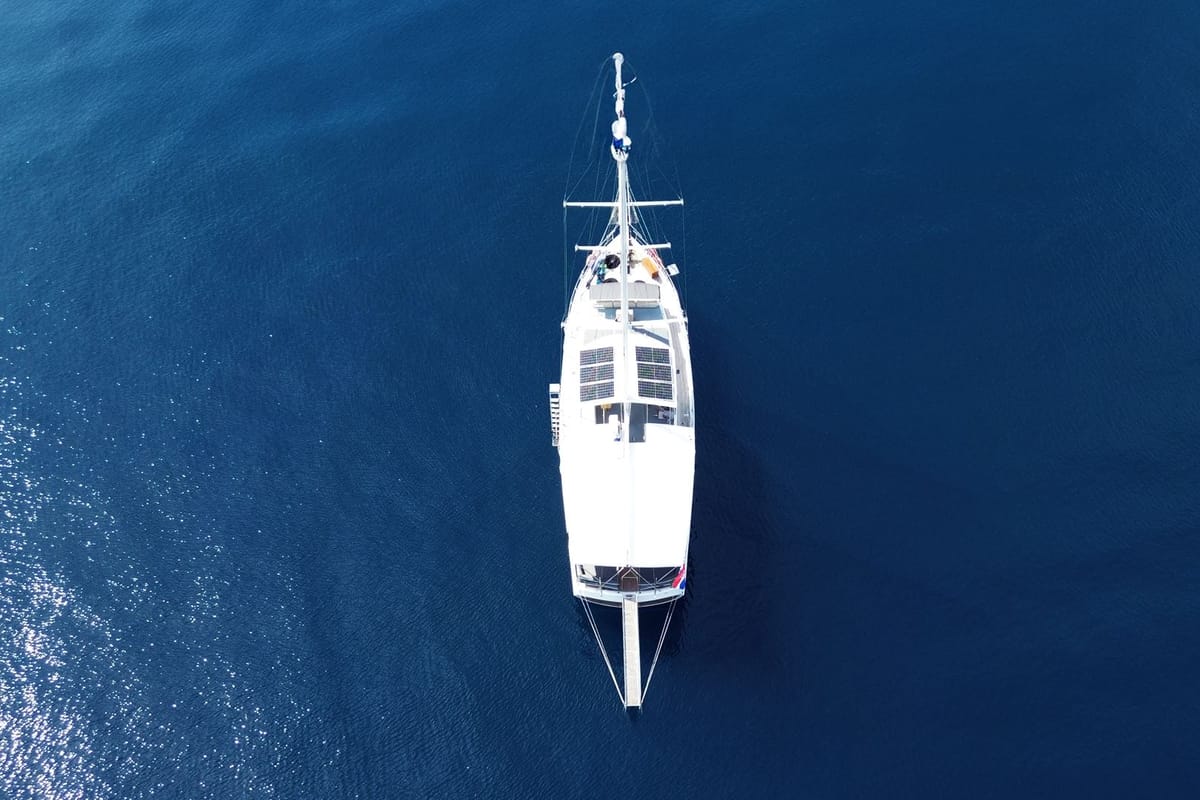 Exterior view of Premium +, a Gulet Gulet gulet at Split, Croatia