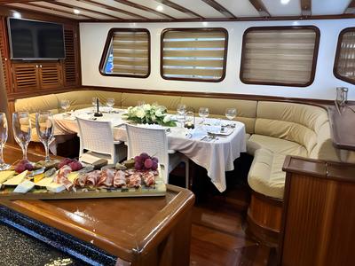 Salon of Premium +, a Gulet Gulet gulet at Split, Croatia