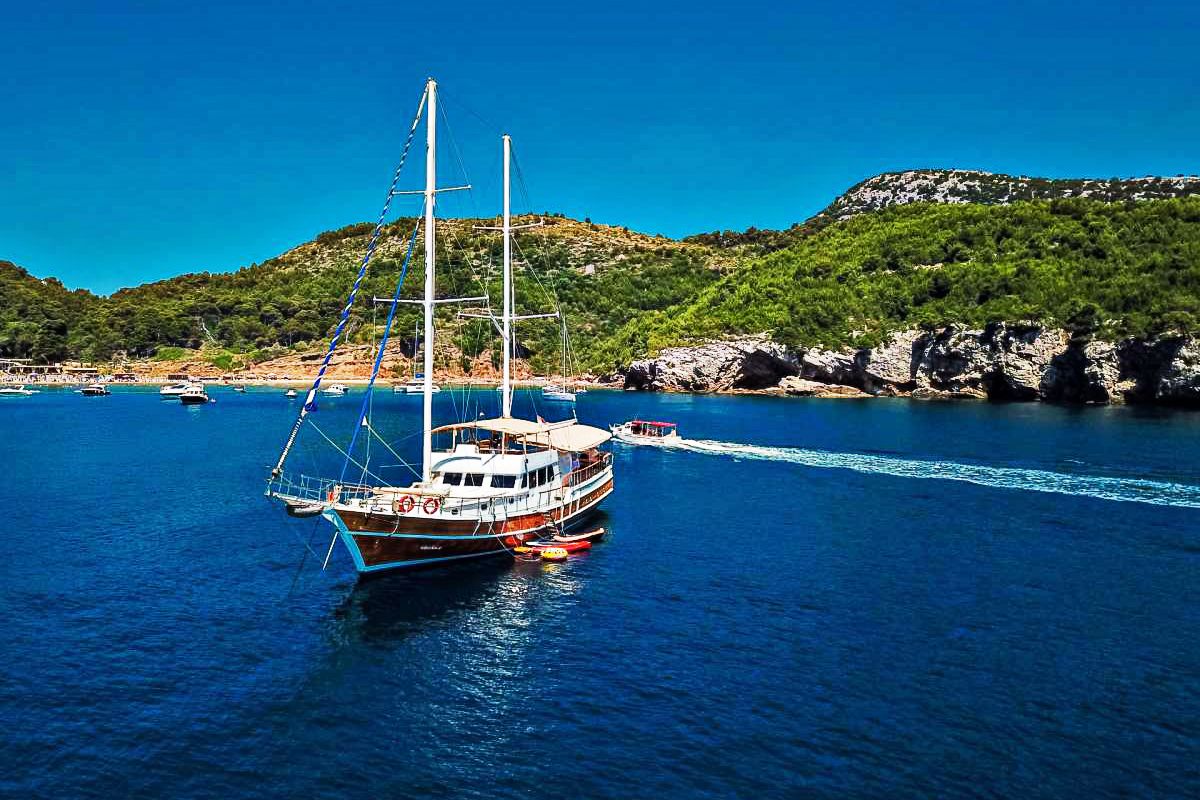 Exterior view of Premium +, a Gulet Gulet gulet at Split, Croatia