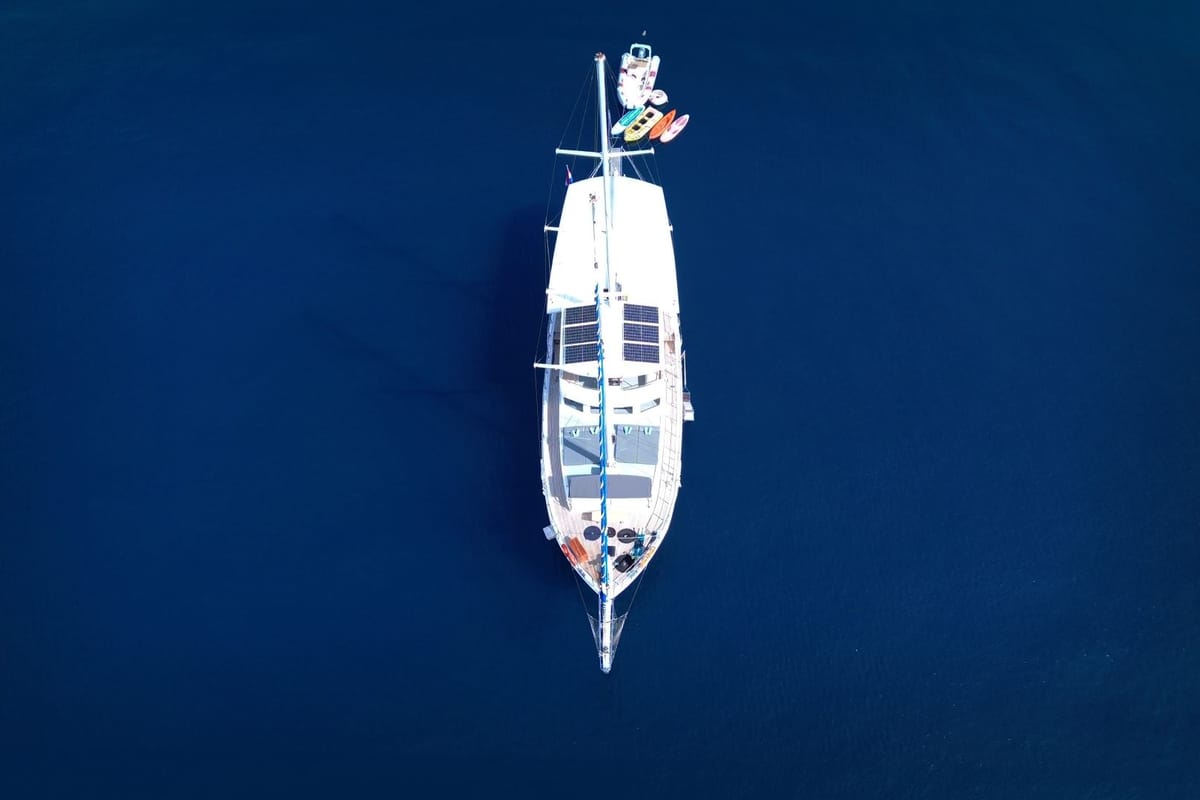 Exterior view of Premium +, a Gulet Gulet gulet at Split, Croatia