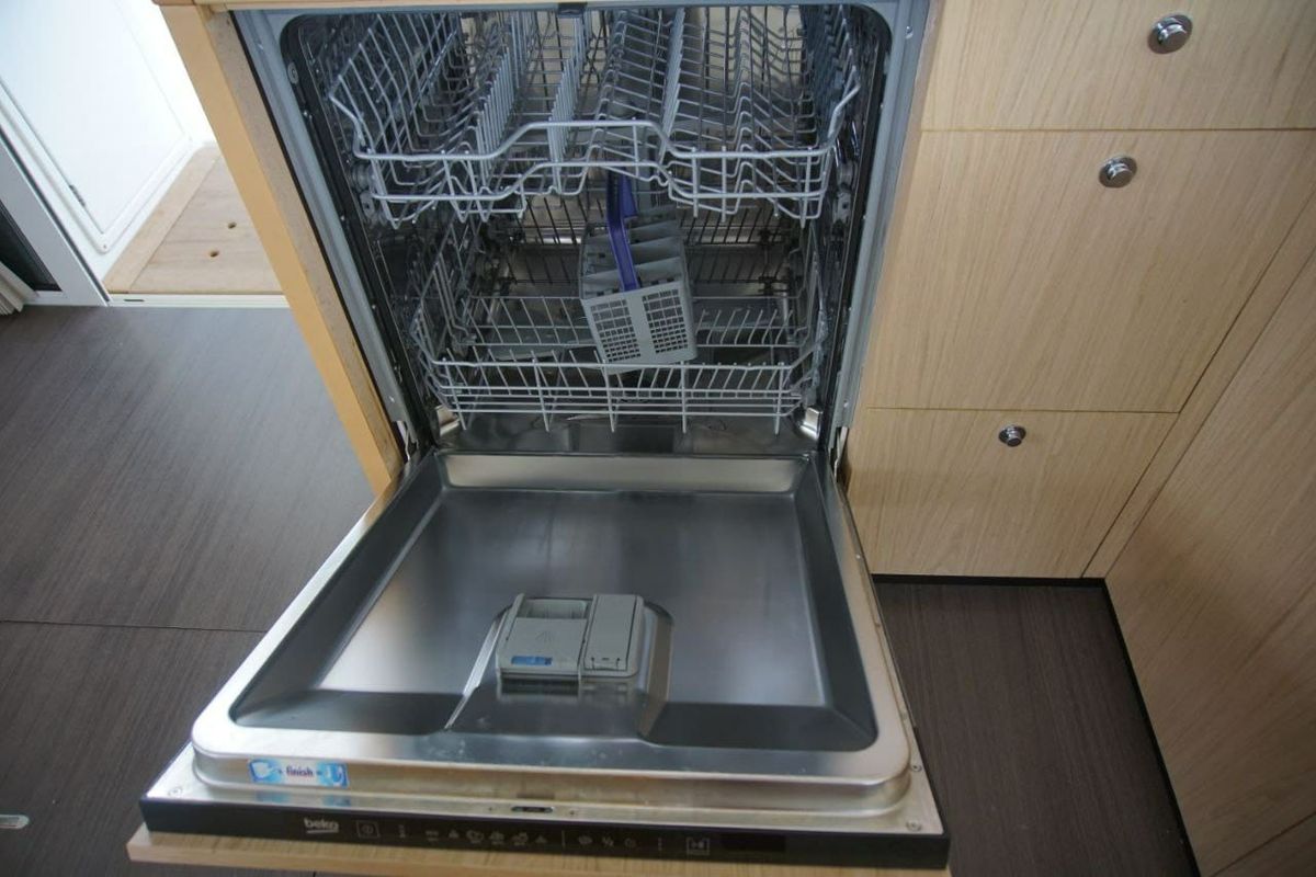 Galley of Jessy, a Lagoon 52 F catamaran at Pirovac, Croatia