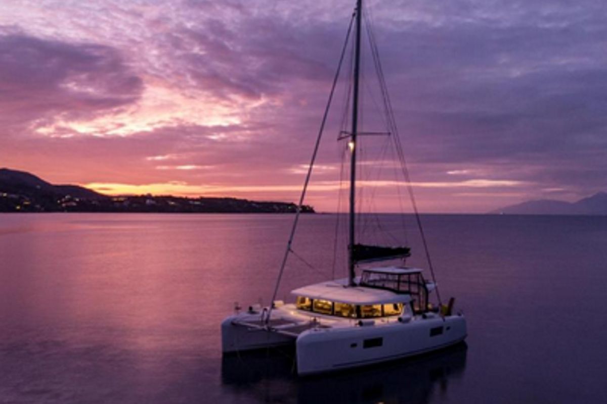 Ocean Pearl, a Lagoon 42 catamaran at Općina Rogoznica, Croatia