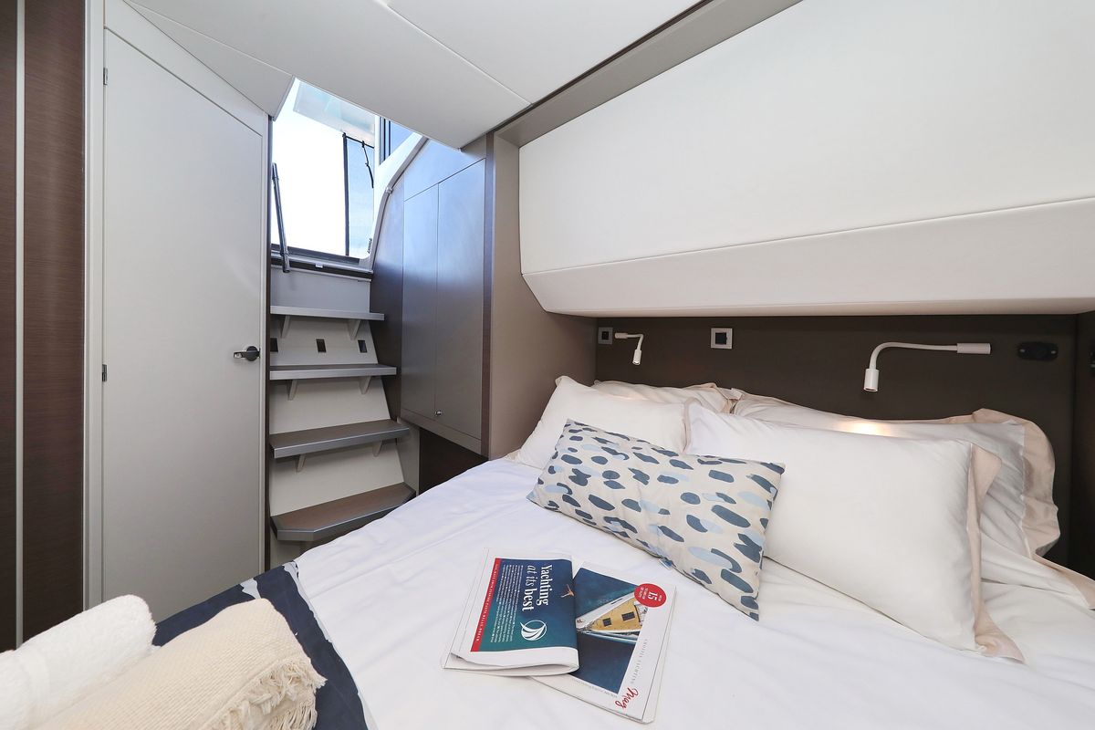 Cabin on EQ Horizon, a Bali 5.4 catamaran at Dubrovnik, Croatia