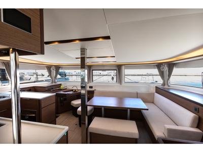 Salon of Carruba - Comfort Line , a Lagoon 46 catamaran at Tonnarella, Italy