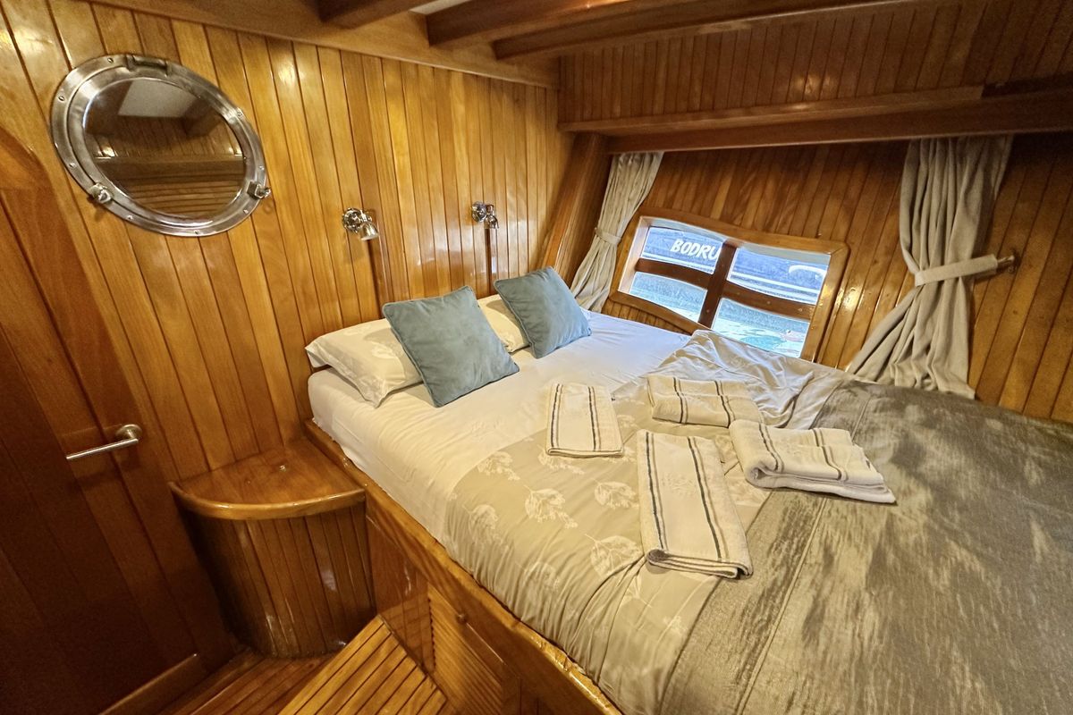 Cabin on Fortuna, a Custom Made Fortuna* yacht at Bodrum, Turkey