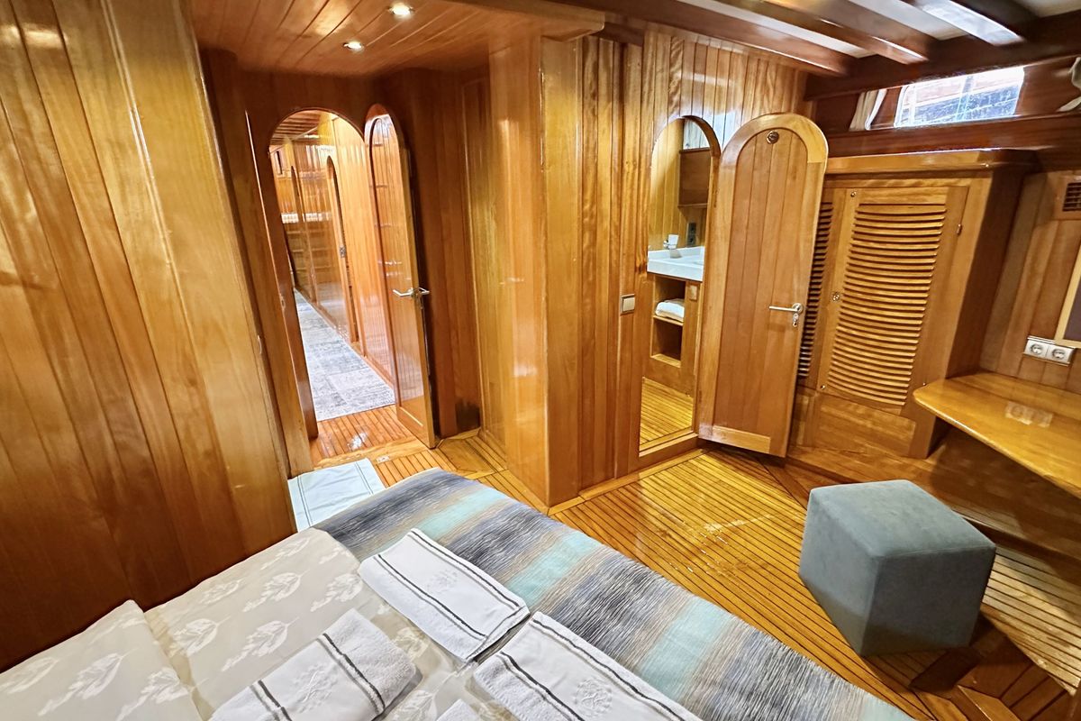 Cabin on Fortuna, a Custom Made Fortuna* yacht at Bodrum, Turkey