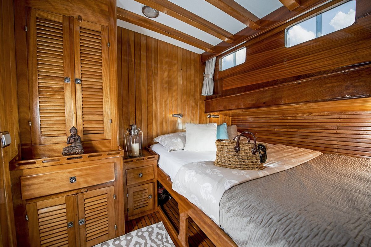 Cabin on Fortuna, a Custom Made Fortuna* yacht at Bodrum, Turkey