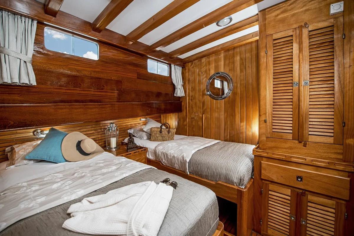 Cabin on Fortuna, a Custom Made Fortuna* yacht at Bodrum, Turkey