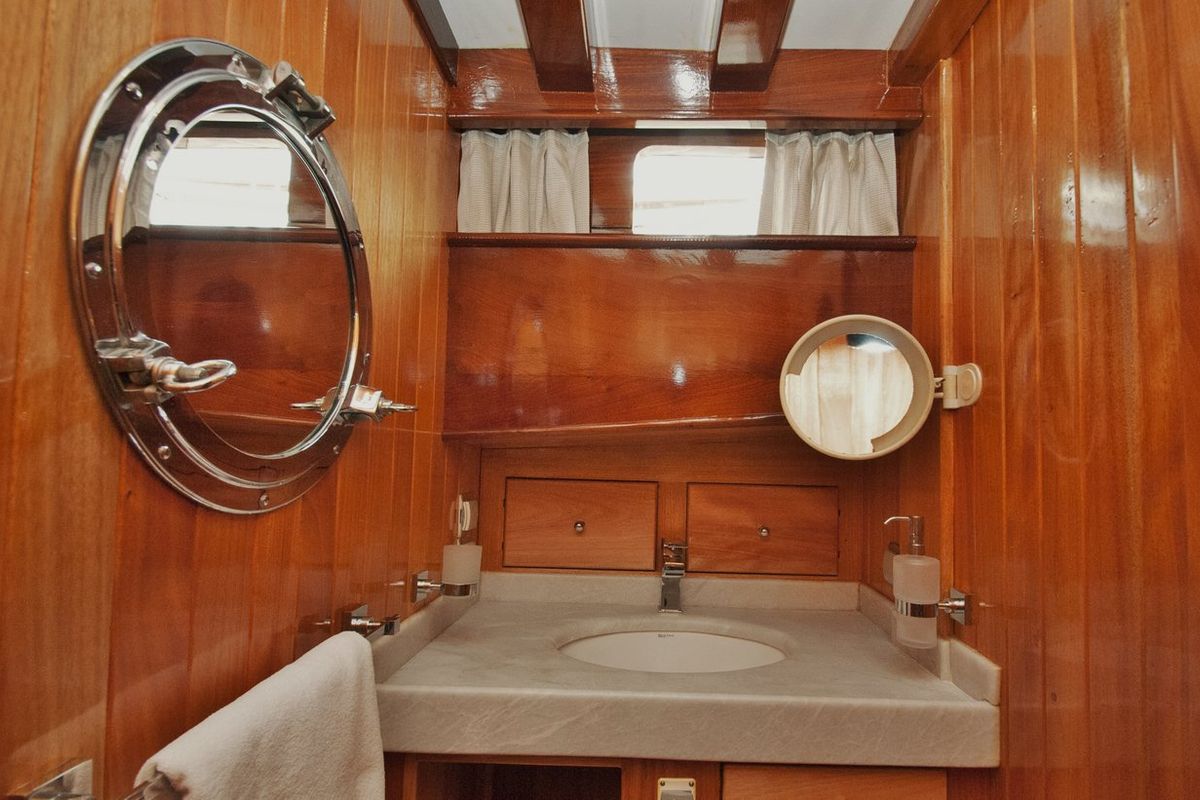 Head on Fortuna, a Custom Made Fortuna* yacht at Bodrum, Turkey