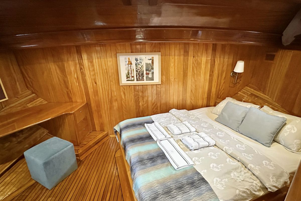 Cabin on Fortuna, a Custom Made Fortuna* yacht at Bodrum, Turkey