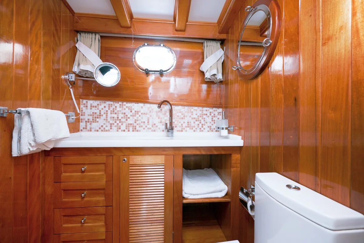 Head on Fortuna, a Custom Made Fortuna* yacht at Bodrum, Turkey