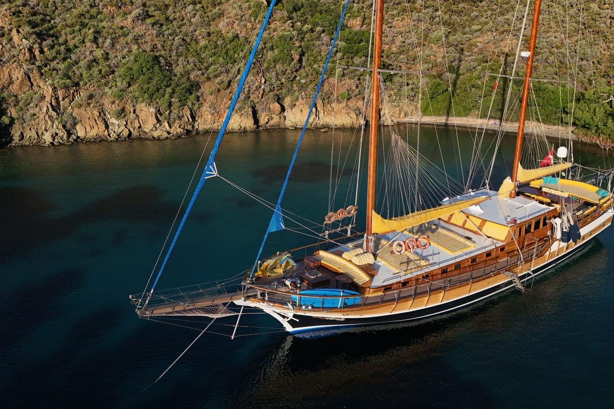 Fortuna, a Custom Made Fortuna* yacht at Bodrum, Turkey