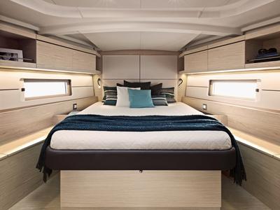 Cabin on Pebbles, a Beneteau Oceanis 46.1 sailboat at Municipal Unit of Rhodes, Greece