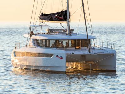 Exterior view of Moorings 5200 - 6 Exclusive Plus, a Leopard 52 catamaran at Fethiye, Turkey