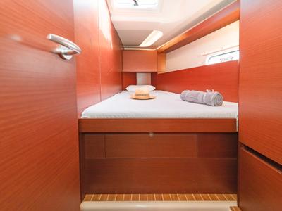 Cabin on Lixi, a Hanse Yachts Hanse 458 sailboat at Kos, Greece