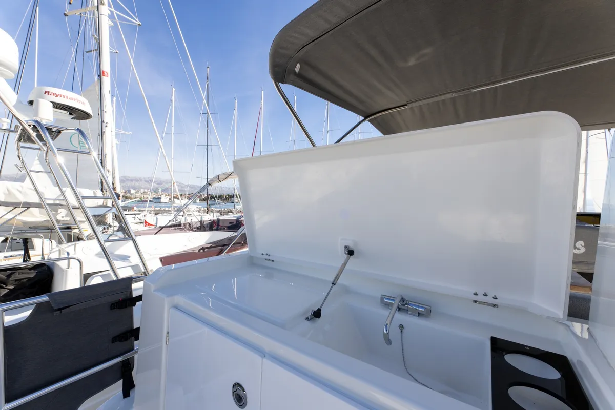 AELIA, a Beneteau Swift Trawler 41 yacht at Split, Croatia