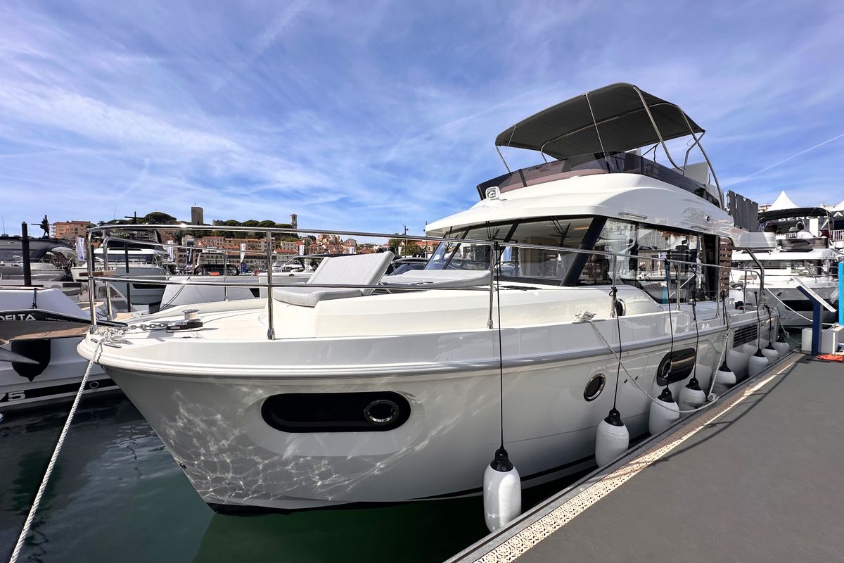 Exterior view of AELIA, a Beneteau Swift Trawler 41 yacht at Split, Croatia