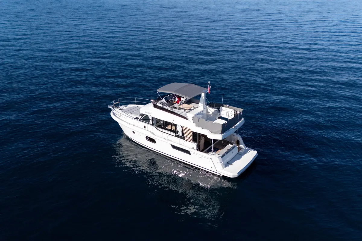 Exterior view of AELIA, a Beneteau Swift Trawler 41 yacht at Split, Croatia