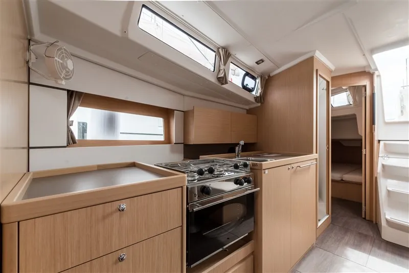 Galley of Majano, a Beneteau Oceanis 38.1 sailboat at Split, Croatia