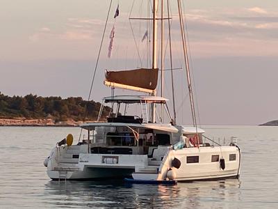 Chill Out, a Lagoon 46 OW catamaran at Općina Rogoznica, Croatia